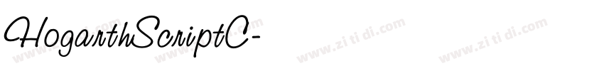 HogarthScriptC字体转换