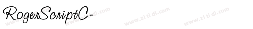 RogerScriptC字体转换