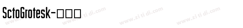 SctoGrotesk字体转换