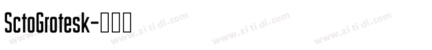 SctoGrotesk字体转换