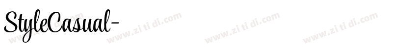StyleCasual字体转换