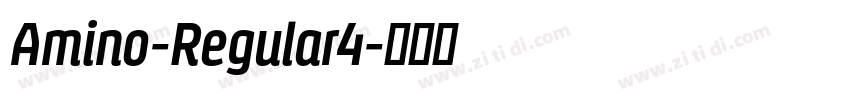 Amino-Regular4字体转换