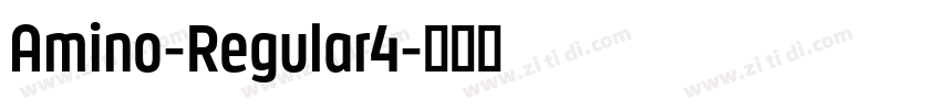 Amino-Regular4字体转换