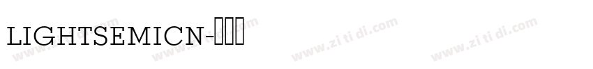lightsemicn字体转换