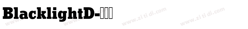 BlacklightD字体转换