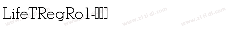LifeTRegRo1字体转换