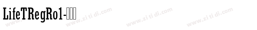 LifeTRegRo1字体转换