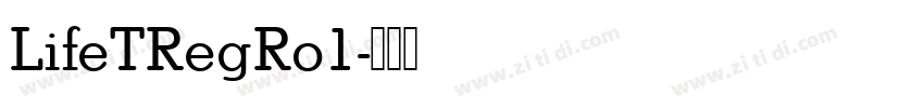 LifeTRegRo1字体转换