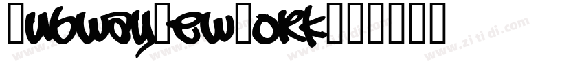 SubwayNewYorkOT字体转换