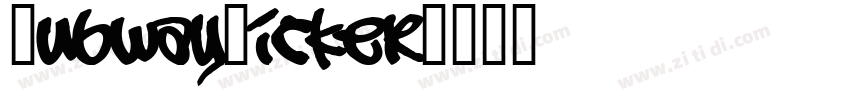 SubwayTicker字体转换