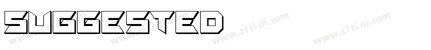 suggested字体转换