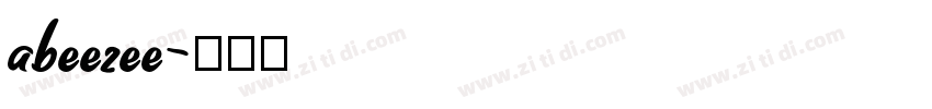 abeezee字体转换
