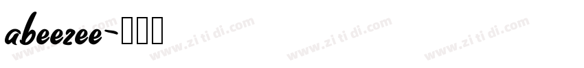 abeezee字体转换