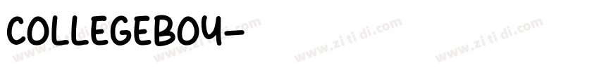 CollegeBoy字体转换