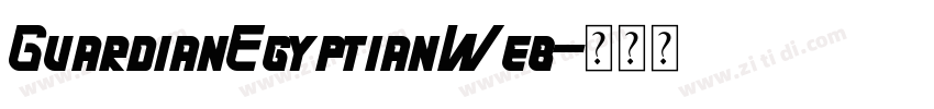 GuardianEgyptianWeb字体转换