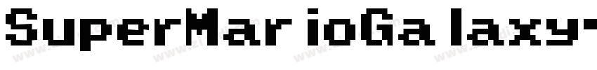 SuperMarioGalaxy字体转换