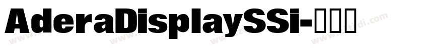 AderaDisplaySSi字体转换