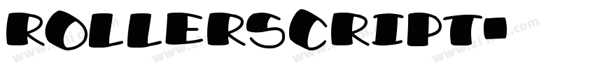 Rollerscript字体转换