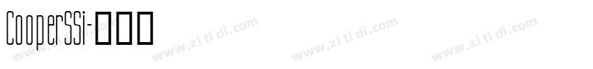 CooperSSi字体转换