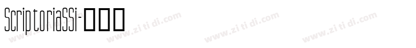 ScriptoriaSSi字体转换