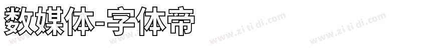 数媒体字体转换