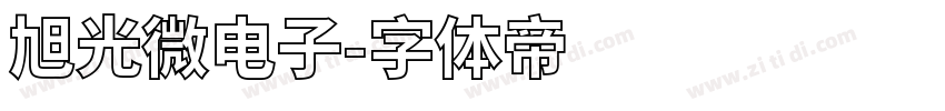 旭光微电子字体转换