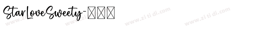 StarLoveSweety字体转换