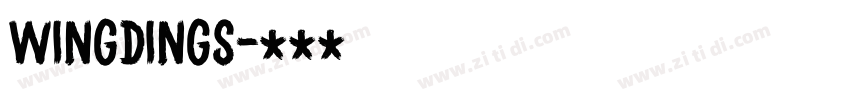 Wingdings字体转换