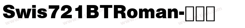 Swis721BTRoman字体转换