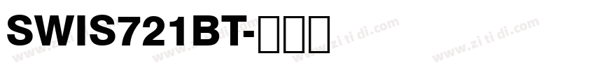 SWIS721BT字体转换