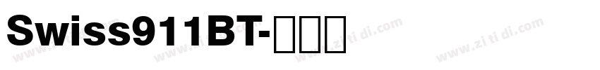 Swiss911BT字体转换