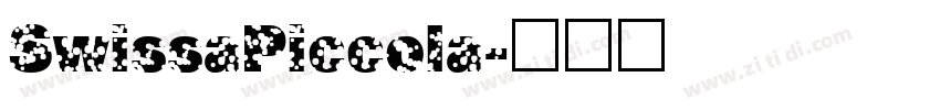 SwissaPiccola字体转换