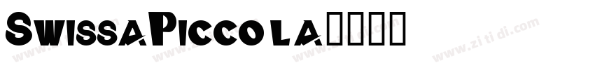 SwissaPiccola字体转换