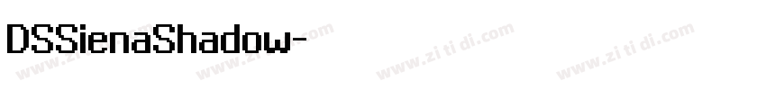 DSSienaShadow字体转换