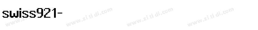 swiss921字体转换