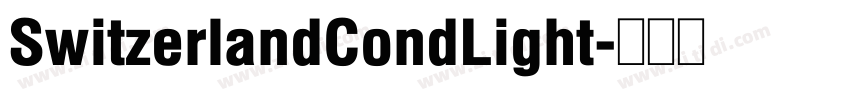 SwitzerlandCondLight字体转换