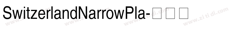 SwitzerlandNarrowPla字体转换