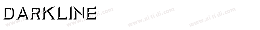Darkline字体转换