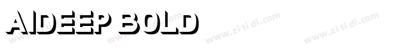 AiDeep-Bold字体转换