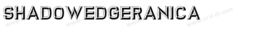 ShadowedGeranica字体转换