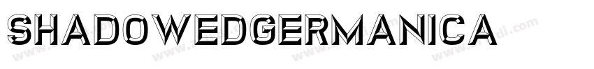 ShadowedGermanica字体转换