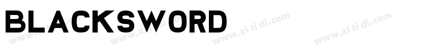 Blacksword字体转换