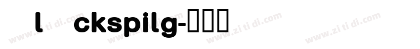 Glückspilg字体转换