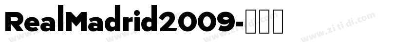 RealMadrid2009字体转换