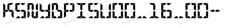 KSNYDPISUO0_16_00字体转换