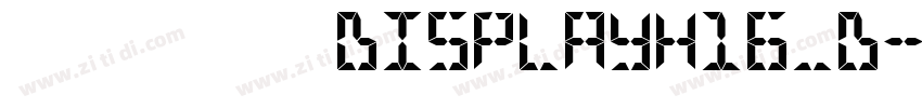 文鼎书苑宋DisplayH16_D字体转换