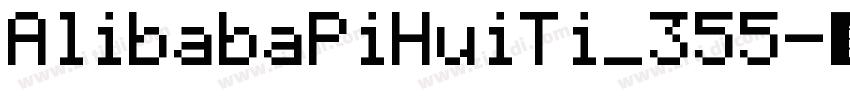 AlibabaPiHuiTi_355字体转换