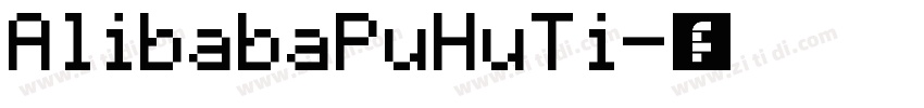 AlibabaPuHuTi字体转换