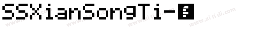 SSXianSongTi字体转换