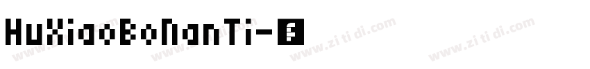HuXiaoBoNanTi字体转换